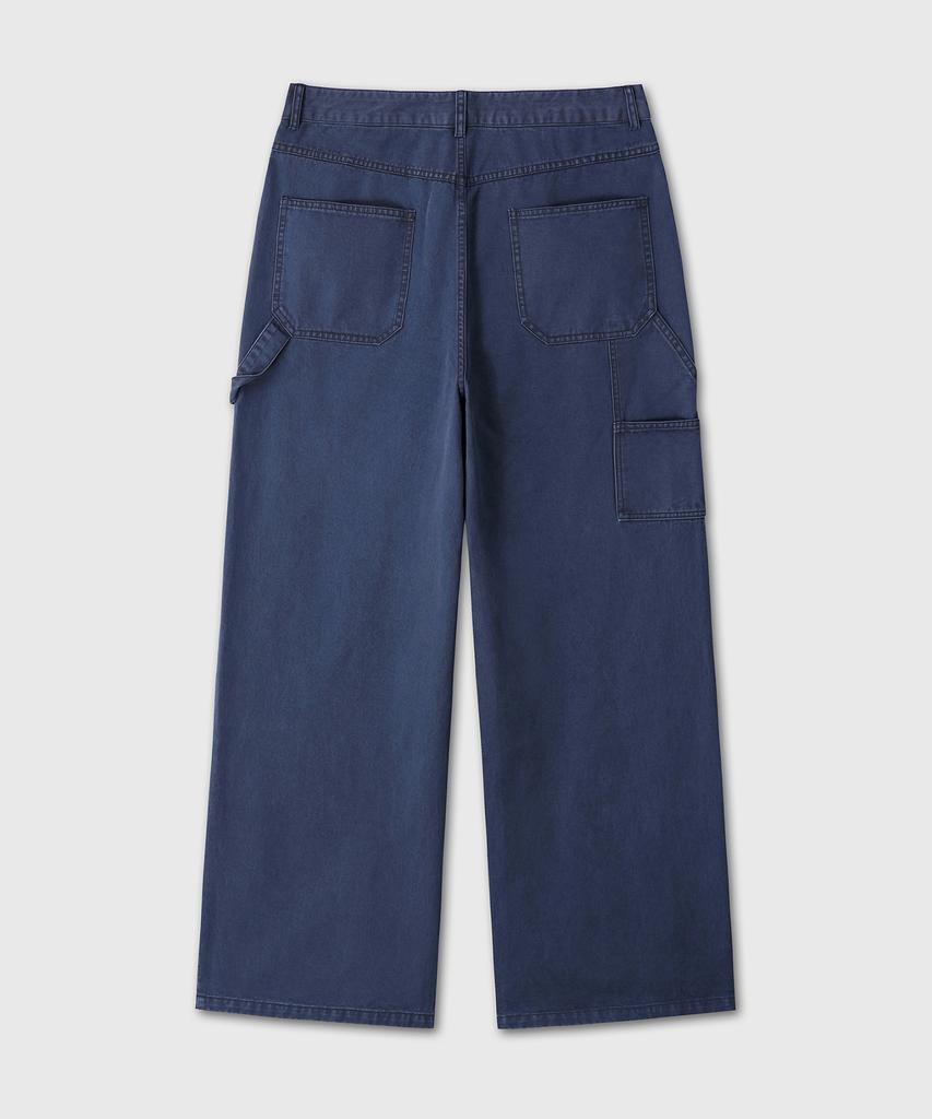Daibeuin Washed Fatigue Carpenter Pants (Navy)