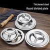 304 Stainless Steel Divided Meal Plate for Kids