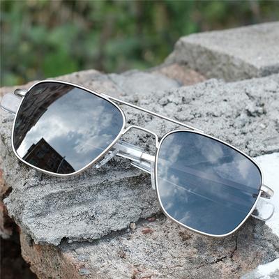 Mengzi Metal Polarized Sunglasses Men'S Ao Pilot Sunglasses Outdoor Driving Sunglasses
