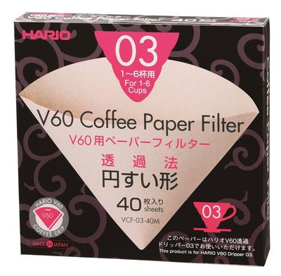 V60 Paper Filter Misarashi for 1 To 6 Cups