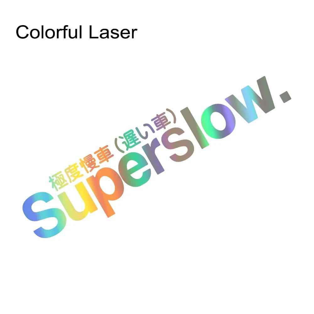 1Pcs Superslow Motorcycle Personalized Stickers Decoration Waterproof Oilproof Motorbike Tape Decal Moto Universal Accessories