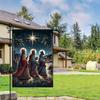 Christmas Garden Ag 12x18 Inch Double Sided Wise Men Nativity Yard Ag Holiday Outdoor Garden Decoration for Winter Lawn  GGO