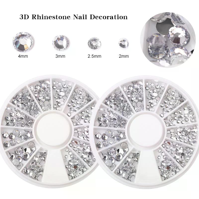 Mixed Color Chameleon Nail Rhinestone Glitter Small Irregular Beads For Nail Art 3D Decoration Stone In Wheel DIY Tips