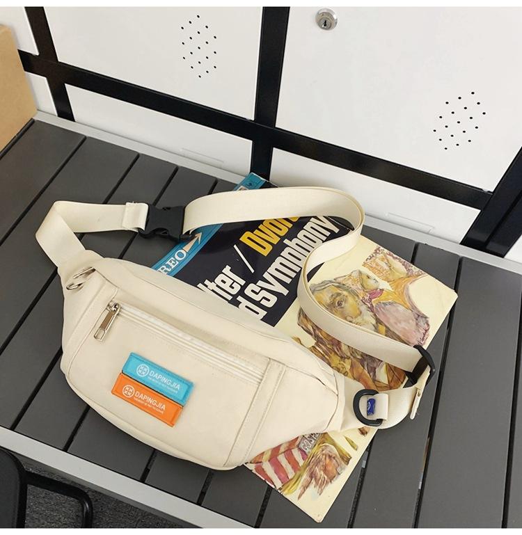 

Нагрудная сумка Многофункциональная вместительная сумка через плечо Спортивная сумка на одно плечо бежевый