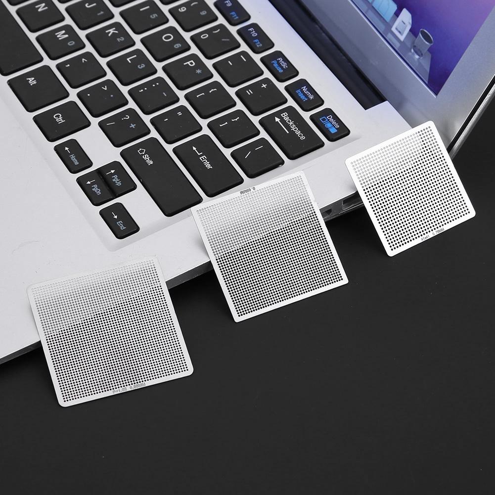27 Stück/Set Universelles BGA-Schablone Direkte Wärme-Schablone BGA Allgemeine Schablone BGA Reballing-Schablone für Laptops Desktops Reparatur