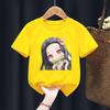 Nezuko Kamado Kimetsu No Yaiba 3D Print Kid T-shirts Children Baby Black  Kawaii Clothes Boy Girl T-Shirts