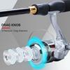 Zestaw wędek spinningowych 1,8-2,4 m Ultralekki kołowrotek wędkarski na tyczkę Słodkowodny kołowrotek 6 BB 5.2: 1 GearRatio Fishing Reel