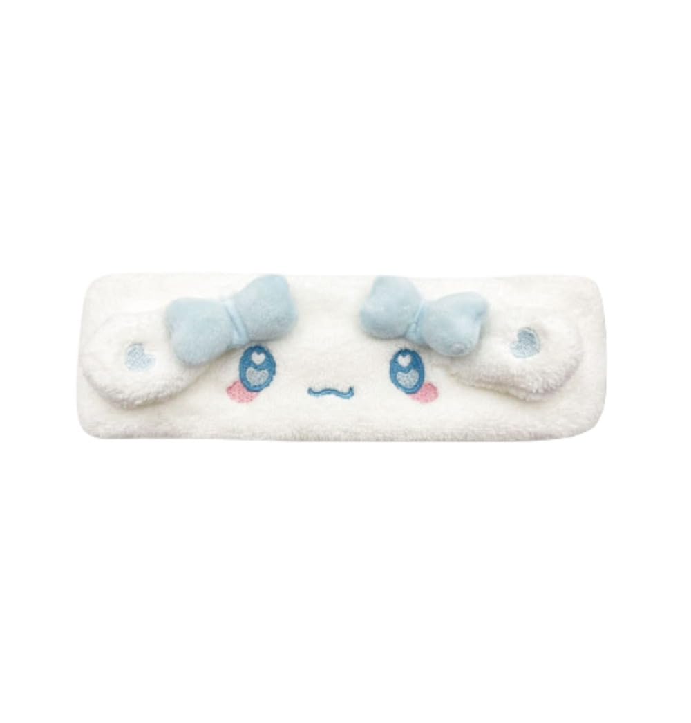 

Повязка на голову Hatayama Shoji с персонажами Sanrio, Мягкая и пушистая, Синнаморолл, В8 x Ш22 см, 34202609