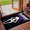 Crystal Velvet Rug Soft Non Slip Indoor Floor Mat Home DecorScream Ghostface