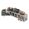 7 In 1 Transport Truck Toy Alloy Pull Back Function Carrier Truck Model Toy with 6 Small