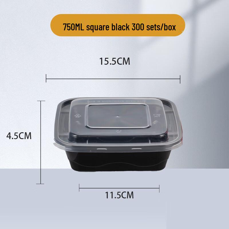 Jing Zhi Feng Disposable Plastic Meal Boxes