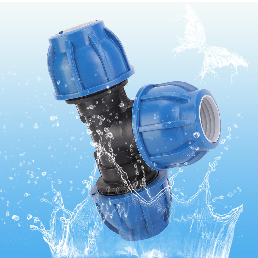 Příslušenství k armaturám vodních trubek z PE plastového potrubí 32mm T-konektor pro připojení potrubí