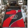 Bayer Leverkusen Voetbal Print Kristalfluweel Tapijt, Comfortabel Waterabsorberend Antislip Binnen Vloerkleed