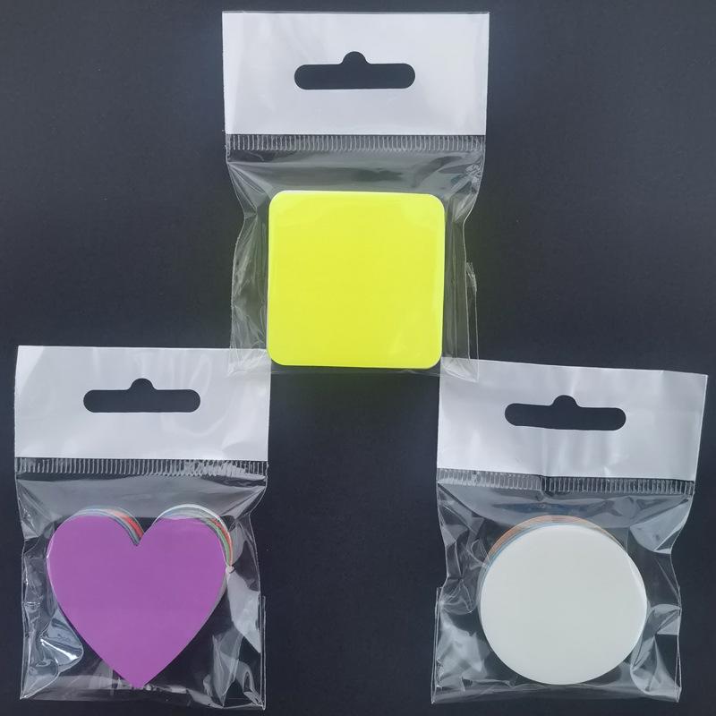 Bunte Registerreiter: Formstanz-Haftnotizen, Transparentes PET, Fluoreszierend, Klein Rund, Wiederverwendbare Sticker, Set mit 160 Blatt