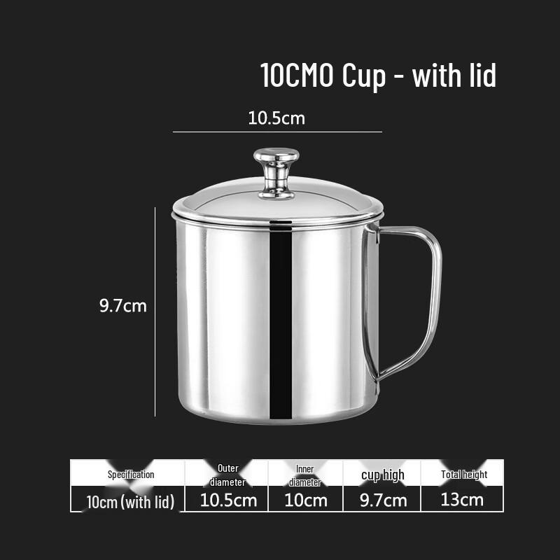 Lijia Engravable 201 Stainless Steel Cups with Lids