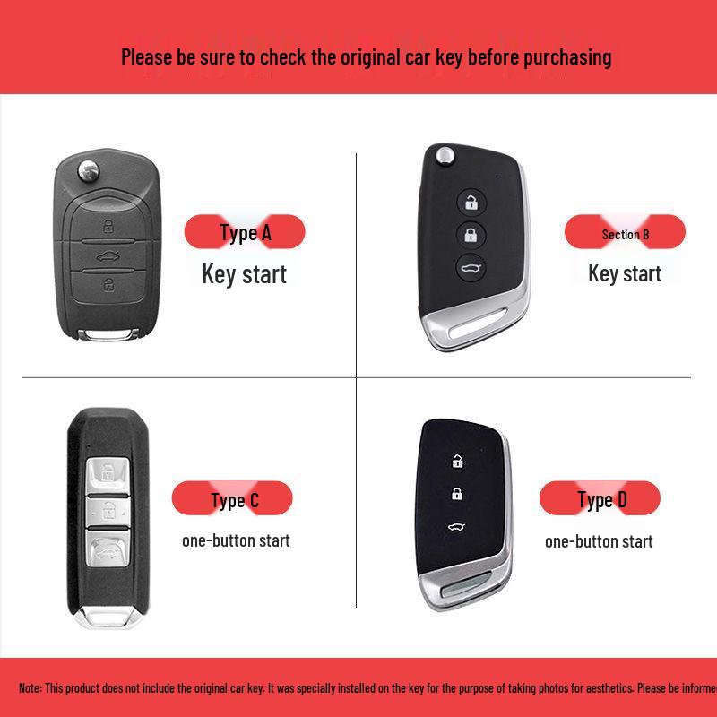 Baojun Car Key Case for 510/730/310W/200E/100/560/530/630/360 Models - High-End Shell and Buckle
