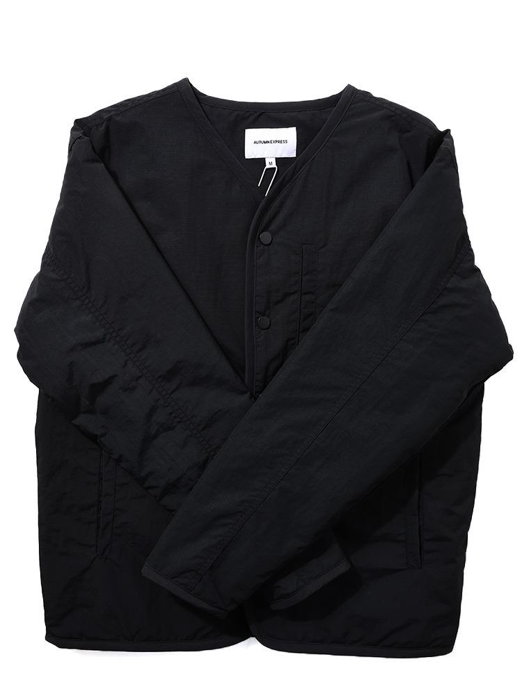 Men's Retro Quilted V-Neck Cotton Jacket