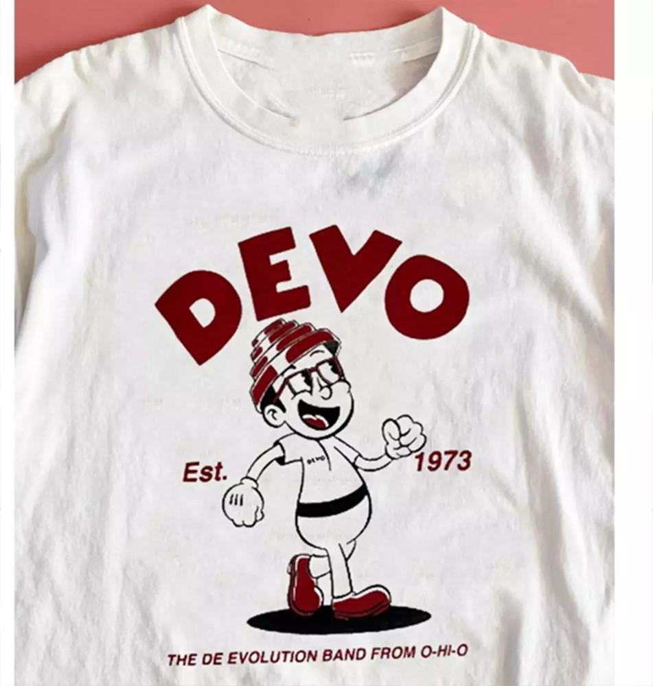 Devo Band The De Evolution Band T Shirt Full Size S-5XL Unisex T-Shirt XXXXL