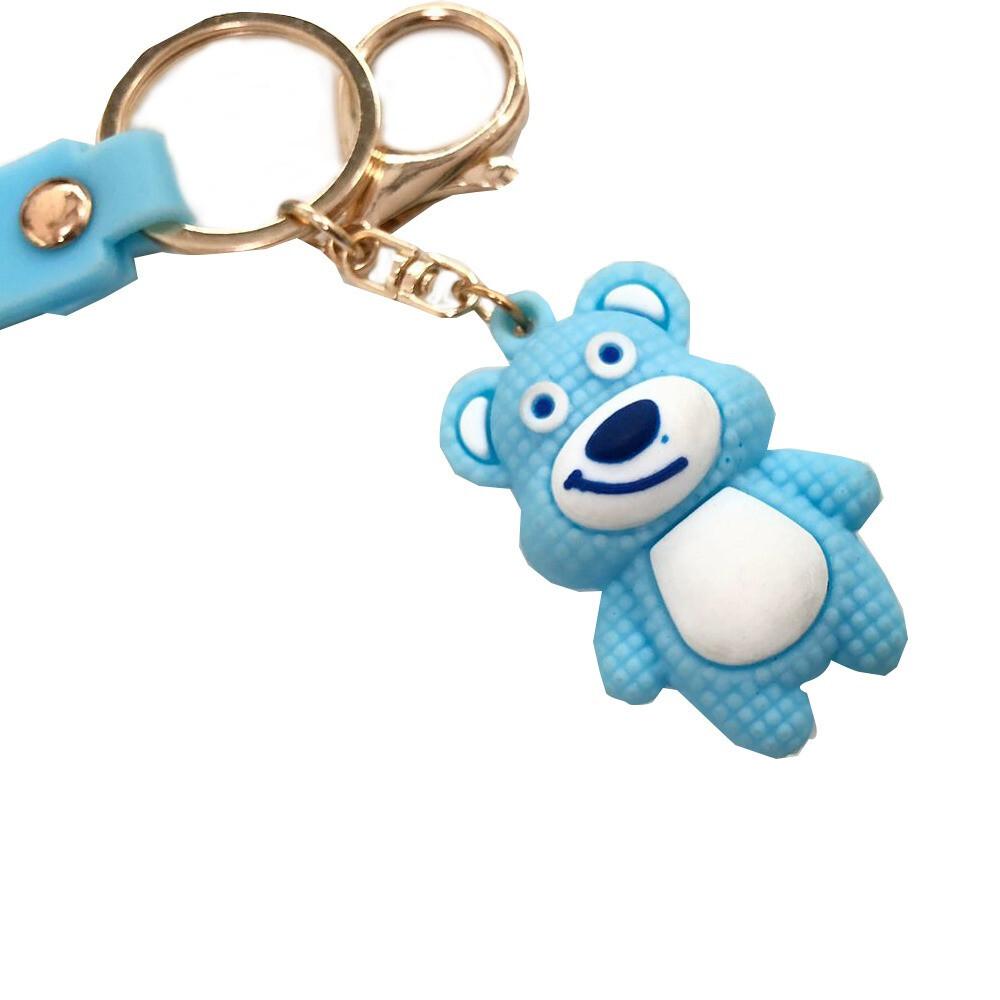 RSINC Cartoon Characters for Girls Boys Cute Silicon Keychain Bear | P B0DVZDYD81