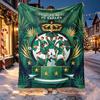 Club Santos Laguna Pattern Blanket for Home Decoration, Bed, Sofa, Car Travel, Camping, Suitable for All Seasons, Birthday Christmas Gift