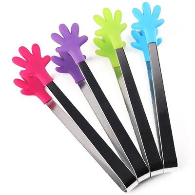 Swity Home Confezione da 1 mini pinze in silicone a forma di mano per muffin, pancake, biscotti, cioccolato