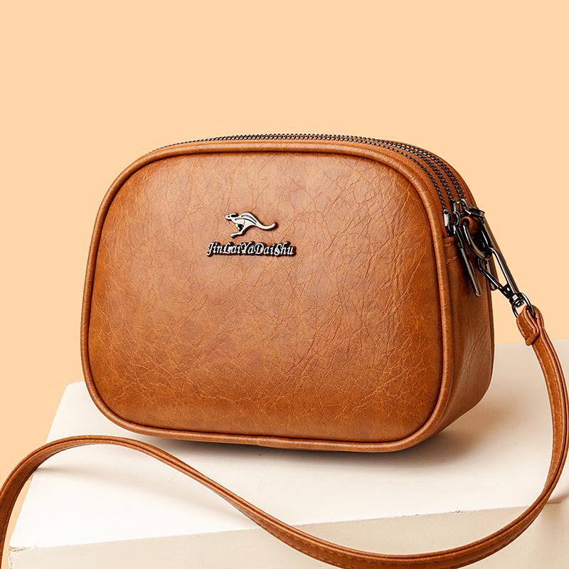 New Modern PU Leather Shoulder Bag Women's Fashi Handbag with Removable Strap & Roomy Interior, Perfect for Work & Shopping