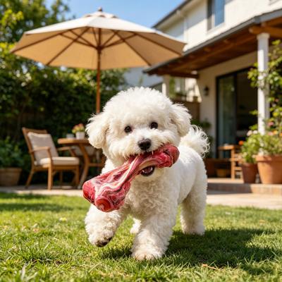 Realistic Bone Dog Toy Rubber Chew Toy Puppy Flesh Bone Dog Teething Toy Teeth Cleaning Toy