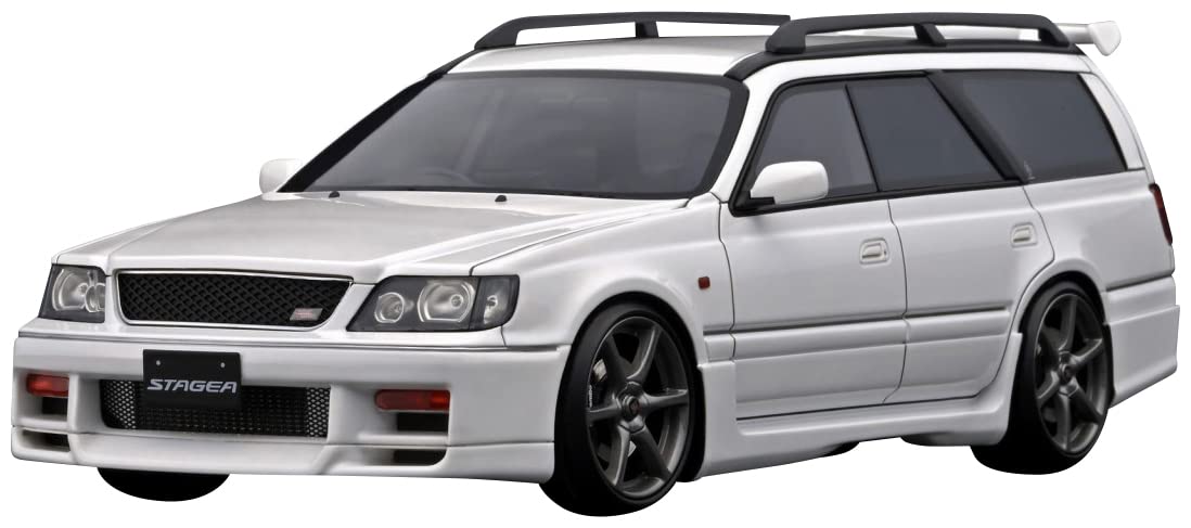 

модель зажигания Nissan STAGEA 260RS Белый готовое изделие IG2886 1/18 (WGNC34) белый