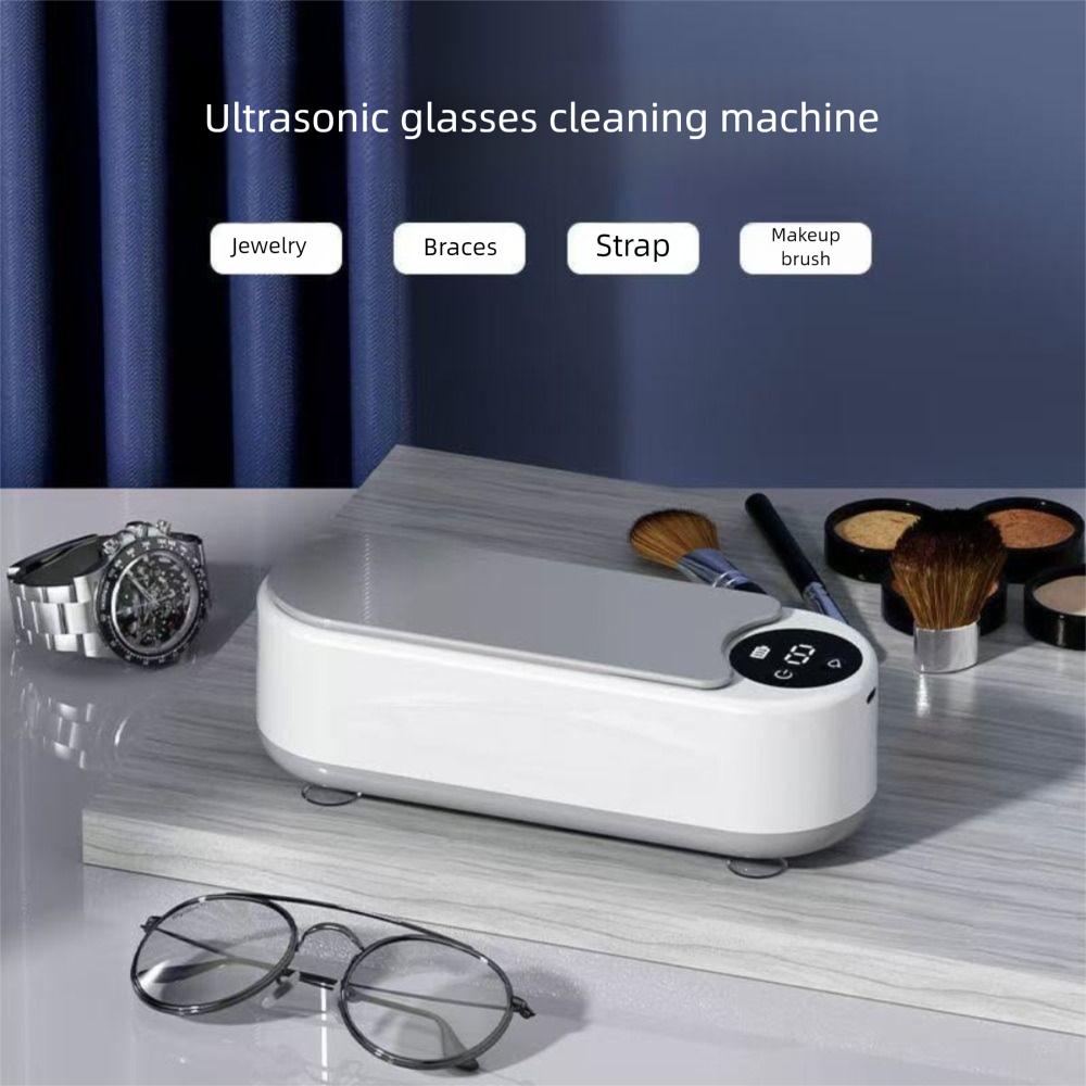 

One-button Ultrasonic Cleaning Machine High Frequency Vibration Wash Cleaner Girl Gift
