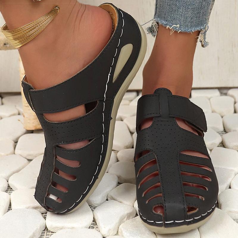 Sandales à talons pour femmes Sandales à enfiler Chaussures compensées d'été Pantoufles pour femmes Sandales à talons Compensées Zapatos Mujer Chaussures d'été