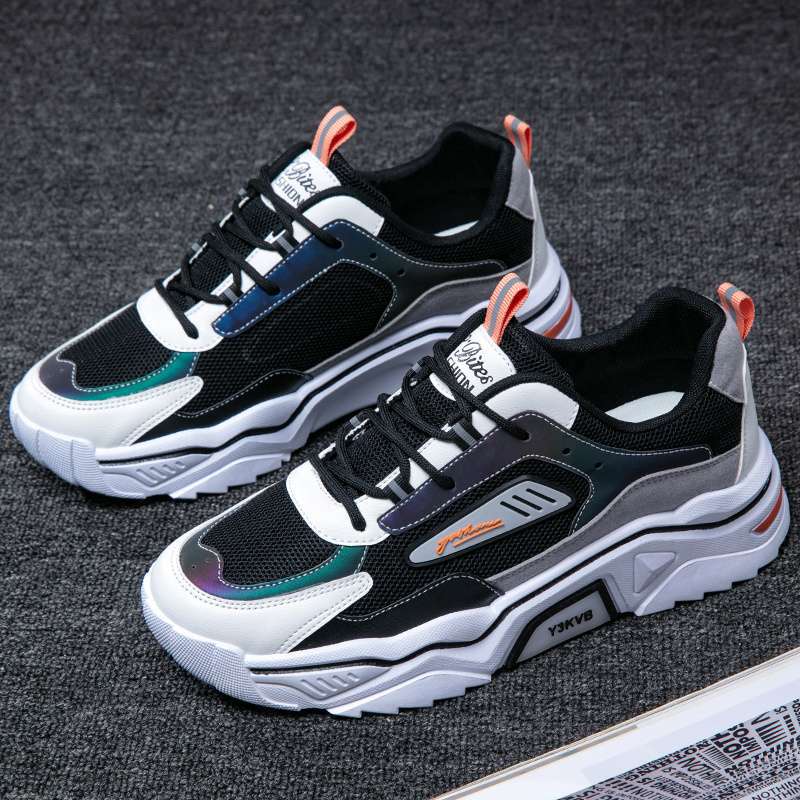 Summer Men's Shoes 2025 New Versatile Breathable Sports Shoes Men's Trend Casual Youth Running Shoes Men's