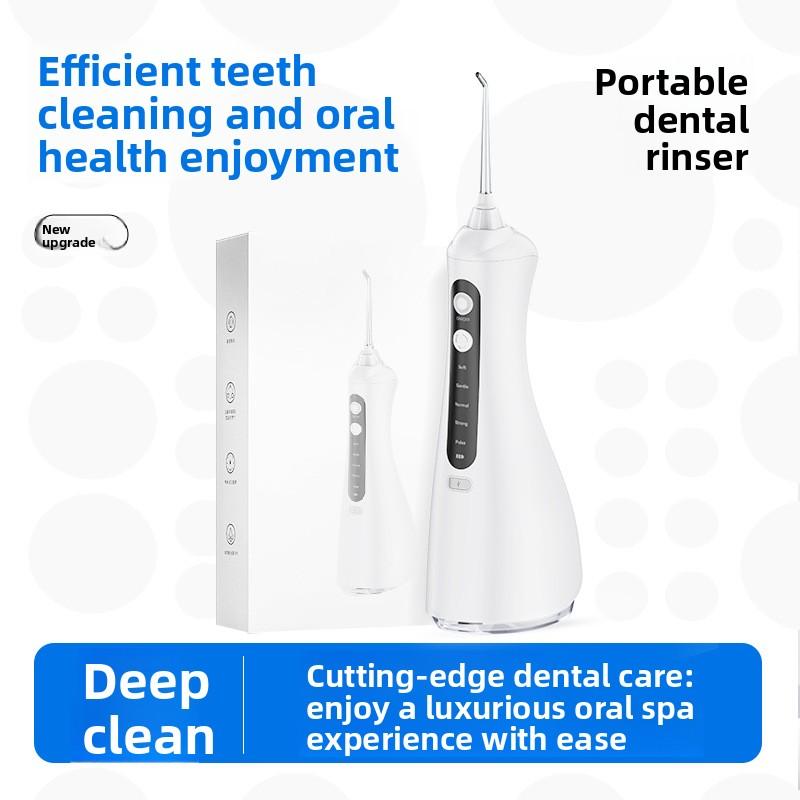 New Ultrasonic Dental Flusher Portable Intelligent Electric High Frequency Pulse Cleaning Calculus Oral Dental Cleaner