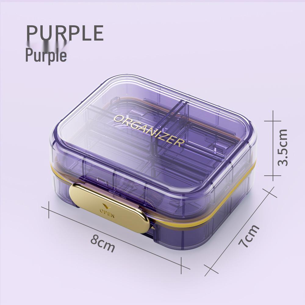 Portable Weekly Pill Organizer - Compact 7-Day Medicine Dispenser