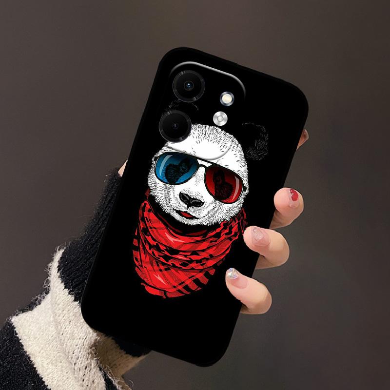 For Infinix Smart 9 Phone Case For Infinix Hot 50i Black Silicone Soft Phone Back Cover For Infinix Smart 9 Hot 50i Fundas Coque