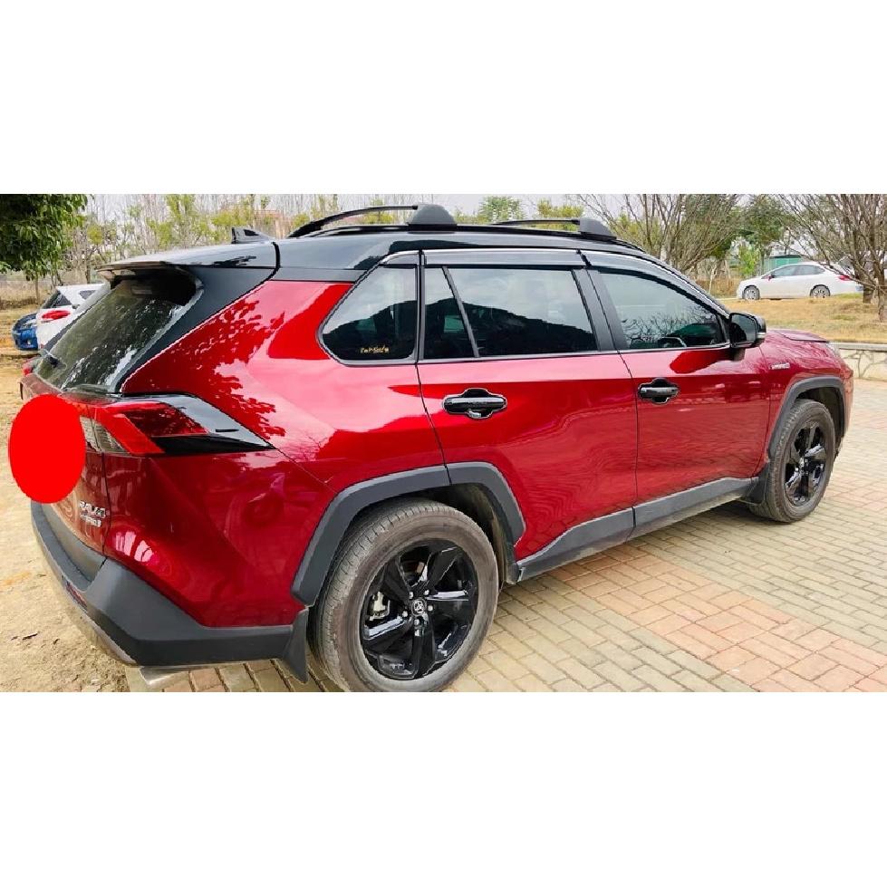 Gloss Black Car Styling Door Handle + Bowl Cover Trim Kits Exterior Accessories For Toyota RAV4 2019 2020 2021 2022 2023 2024