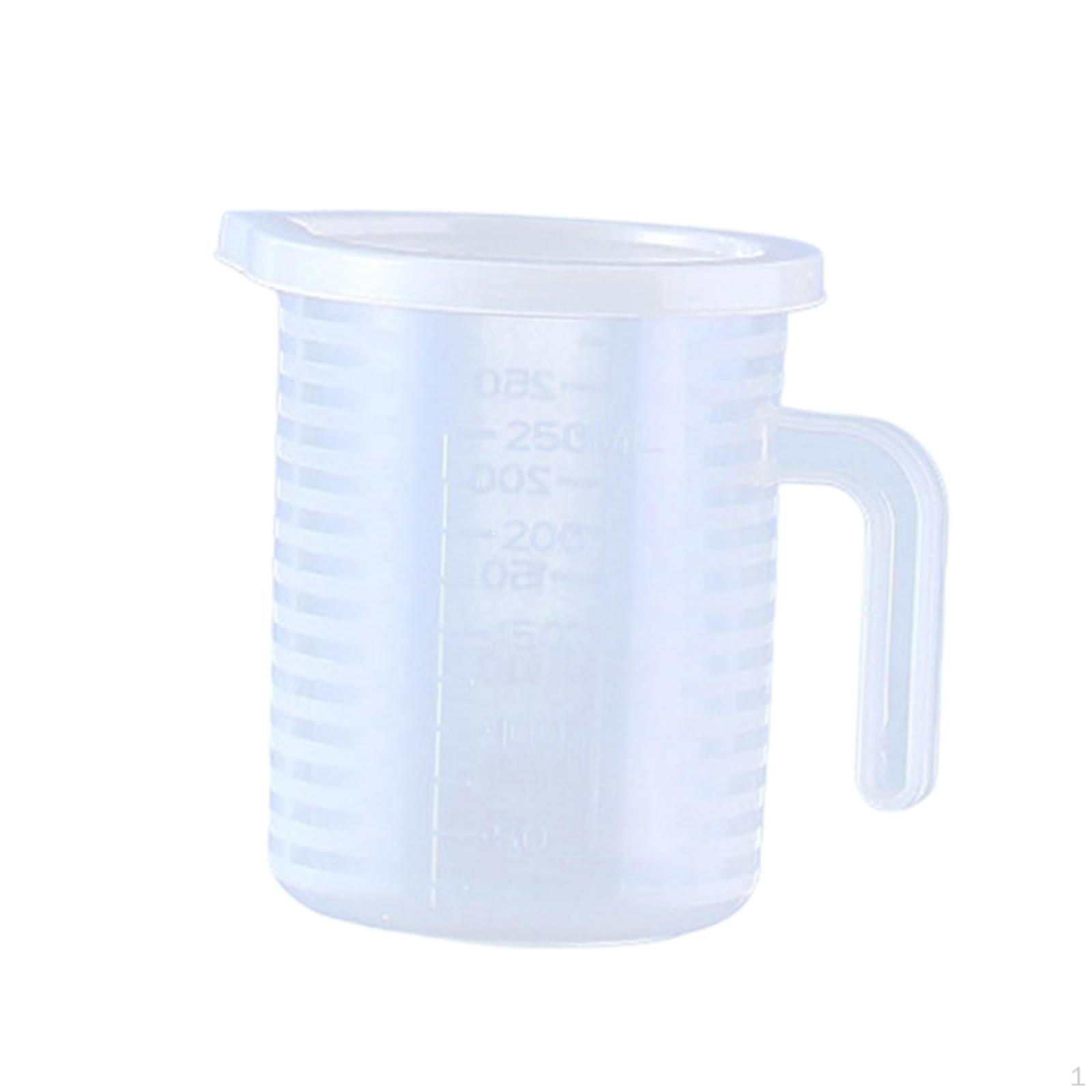 Measuring Cup Container Heat Resistant Double Sided Markings Kitchen Tools Liquid Jug for 250ml