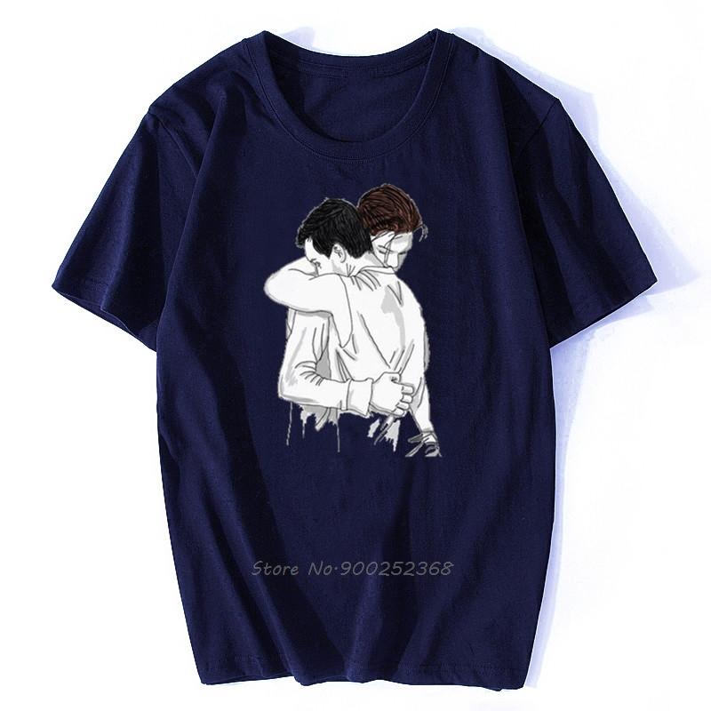 Fashion Men T Shirt Mens Tee Shameless TV Series Lip Fiona Carl Frank Gallaghers Men Cotton Tshirt Tees Harajuku Streetwear