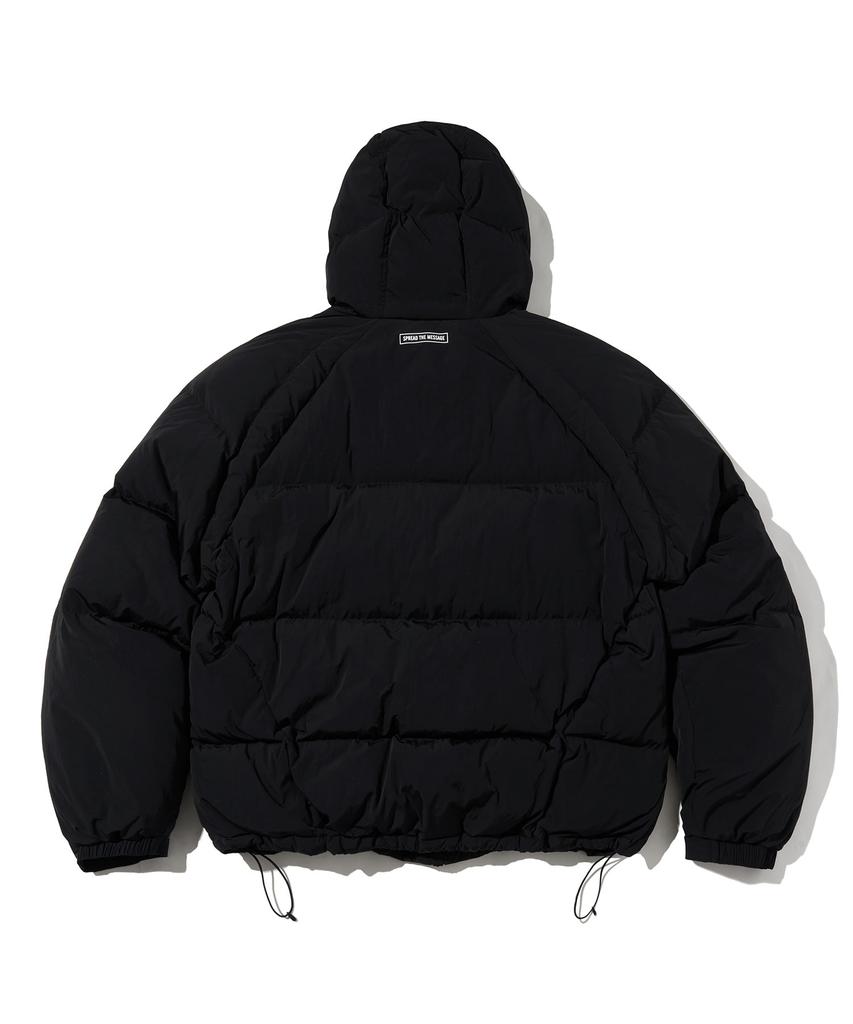 BROWNBREATH Line Down Hoodie Puffer - Black