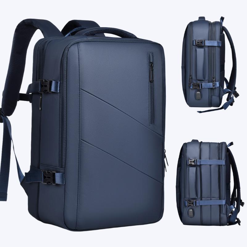Backpack Large Capacity Men's High-end Backpack Computer Bag High-end Business Bag Expandable Backpack