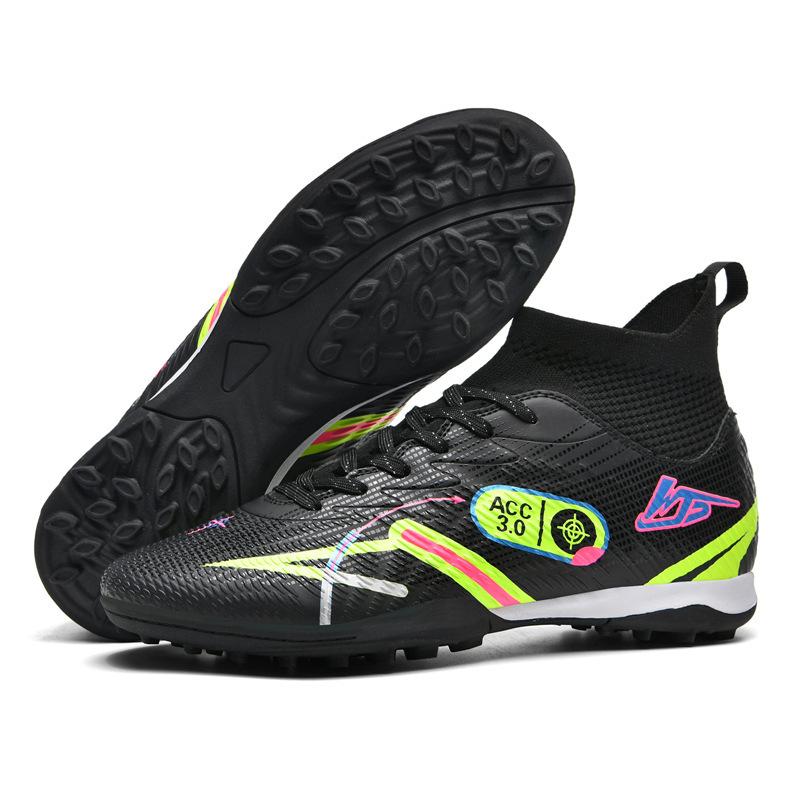 Xiyin manufacturers help 2025 football shoes, men's and women's high-top students, spike competition training shoes