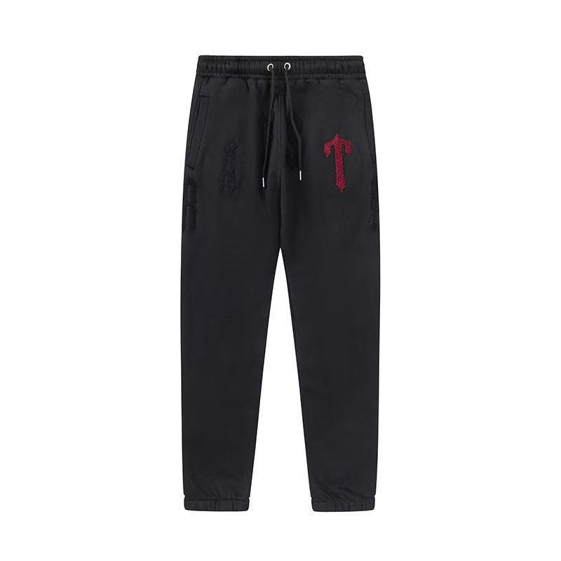 Mens Oversized Hooded Sweatshirt Jogger Set With Embroidered Letter Streetwear Casual Outfit