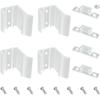 4 Sets Mirrored Door Latch for Sliding Closet Door Travel Trailer Latches Ca