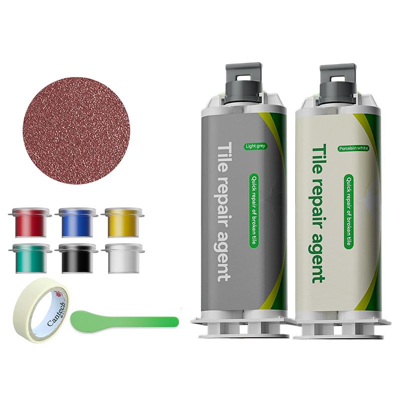 Tile and Marble Repair Compound, Floor Tile Grout, Epoxy Resin AB Adhesive, Adhesive for Filling Holes and Cracks