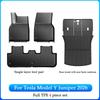 For Tesla New Model Y Juniper Premium/Performance 2026+ TPE Floor Mats Luggage Mat Wear-resistant Foot Pads ModelY Trunk Mats