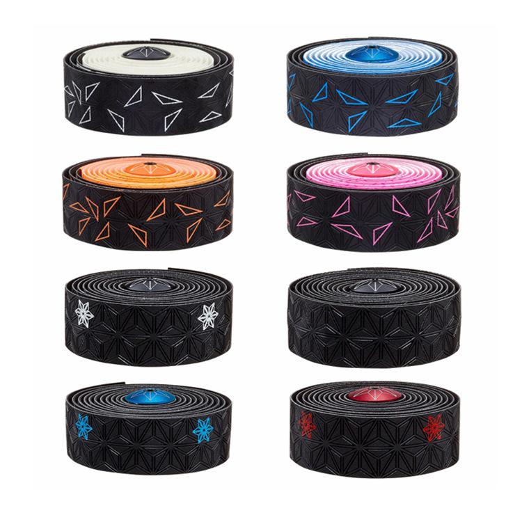 Supacaz Chrysanthemum Non-Slip Handlebar Tape: Comfortable Silicone with Shock and Sweat Absorption for Road Bikes and Fixed Gear Cycling