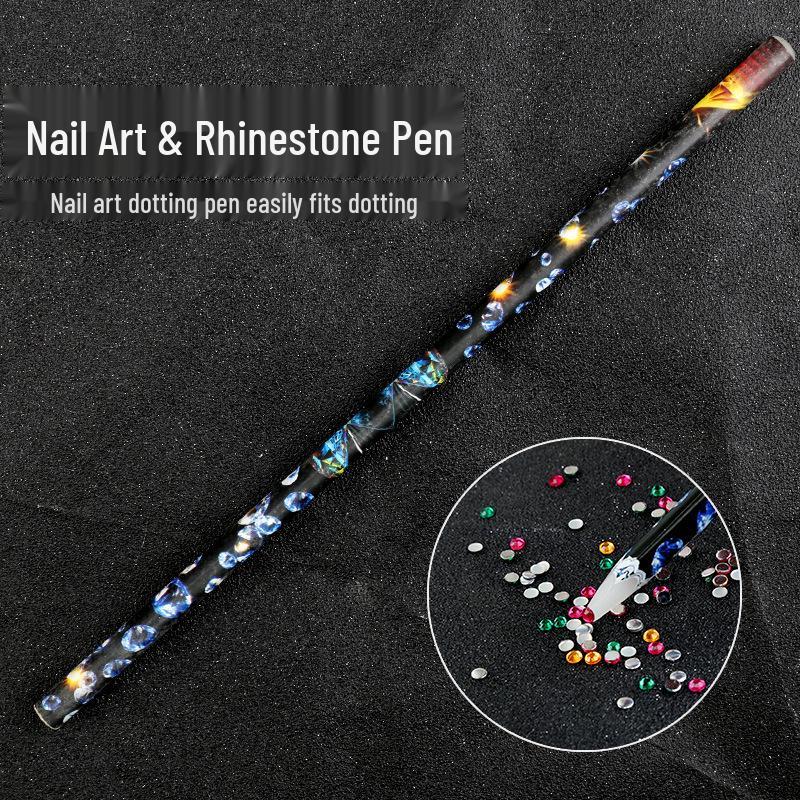 Nail Art Wax Pencil for Rhinestones and Sequins – Durable Jewelry Drill Tool