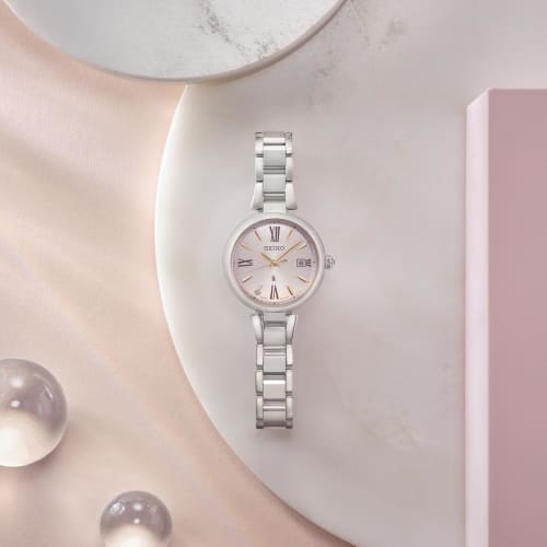 Seiko Watch Lucia Grow SSQW081 Women's Silver Watch