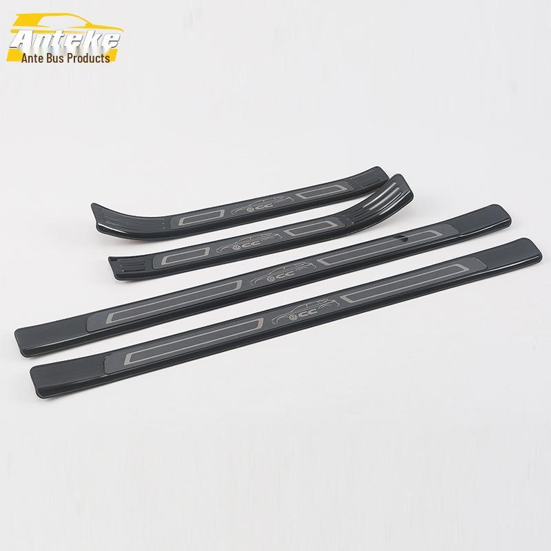 18 CC Bright Sill & Bumper Trunk Anti-Scratch Welcome Pedal Stickers