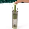 Magnetic Press Type Embroidery Needle Organizers Clear Plastic Storage Case for Sewing Craft Supplies