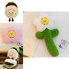 Cute Cartoon Flower Plush Toy Cushion Pillow For Girls And Home Decor